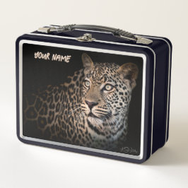 Lunchbox mit Leopard Gaze - Geschenk für Safari