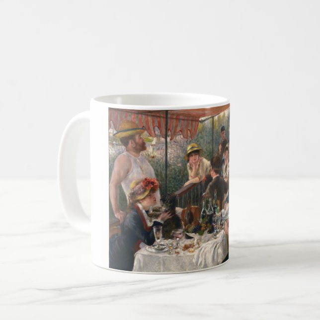 Luncheon Boating Party - Renoir Malerei Kaffeetasse (Vorderseite Links)