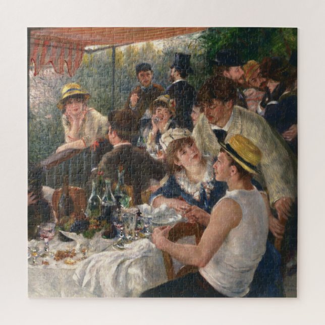 Luncheon Boating Party - Renoir Malerei Puzzle (Vertikal)