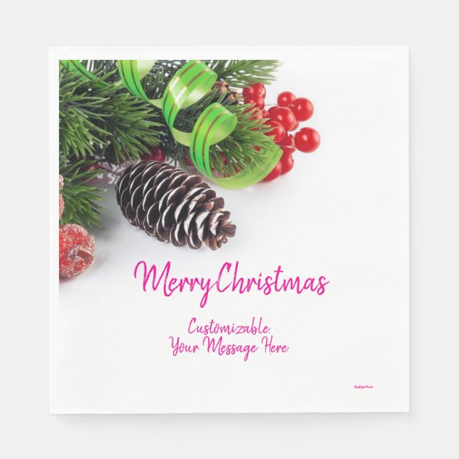 Luncheon Napkins Holidays Serviette (Vorderseite)