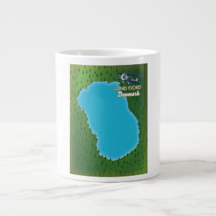Lund Fjord Dänemark Karte Jumbo-Tasse