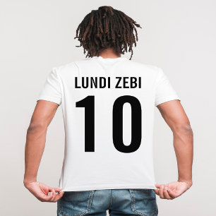 Lundi Zebi Nummer 10 Französisches Unglaublich wit T-Shirt