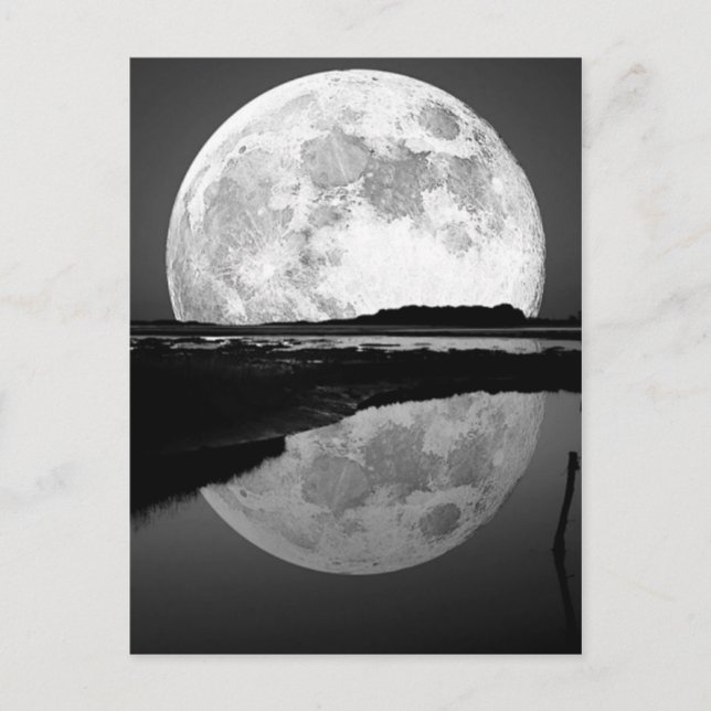Lune et son reflet postkarte (Vorderseite)