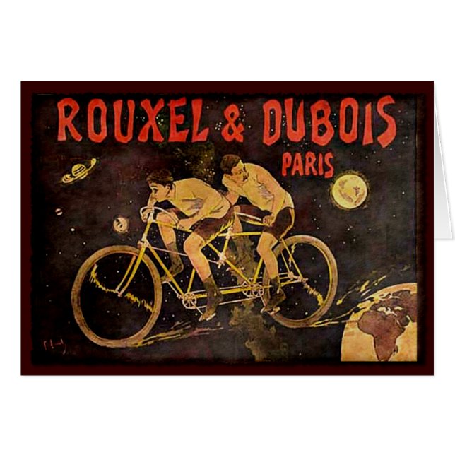 Lunel Vintages Tandemradfahren (Vorderseite (Horizontal))