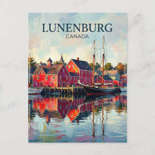 Lunenburg Altstadt Kanada Postkarte
