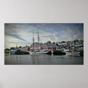 Lunenburg Harbour, NS fine art print Poster