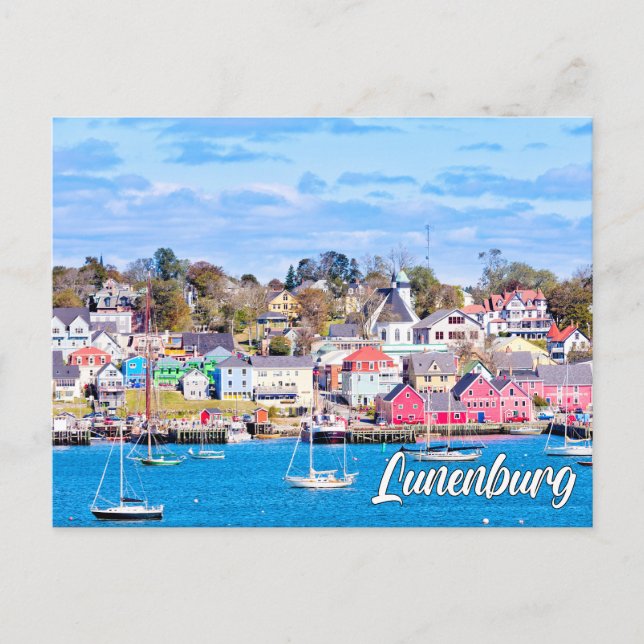 Lunenburg, Nova Scotia, Canada Postkarte (Vorderseite)