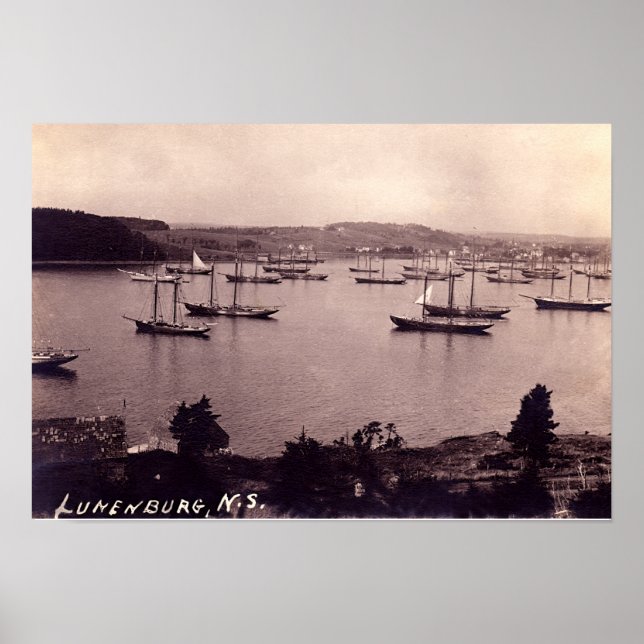 Lunenburg Nova Scotia Kanada Poster (Vorne)