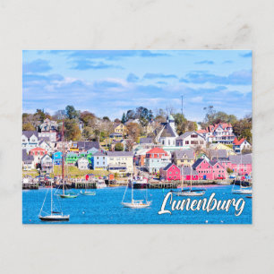 Lunenburg, Nova Scotia, Kanada Postkarte