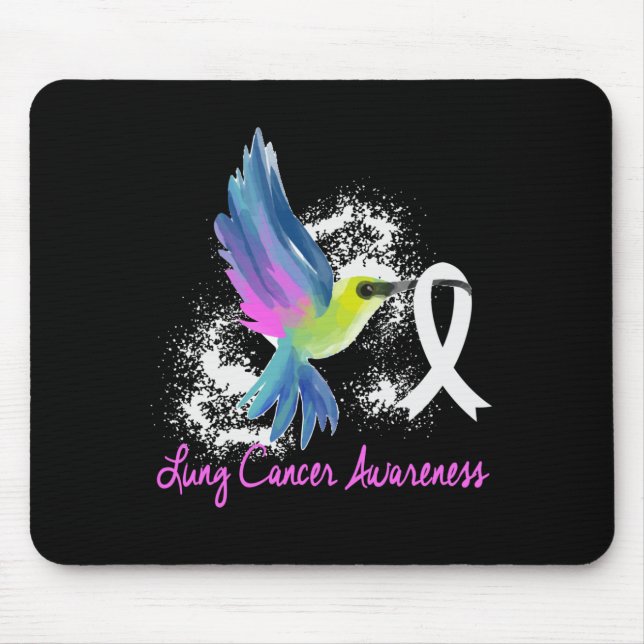 Lung Cancer Awareness Pearl Mousepad (Vorne)