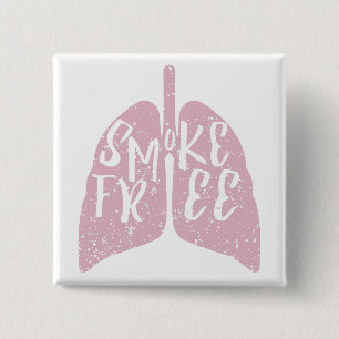 Lung Health Smoke Free Button