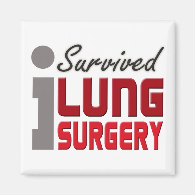 Lung Operation Survivor Magnet (Vorne)
