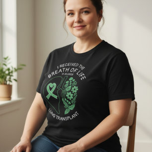 Lung Transplant Bläseratmung Custom T-Shirt