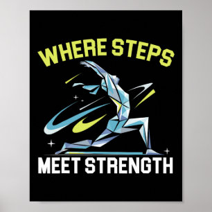 Lunge-Übung Bodybuilding Fitness Workout Gym 2 Poster