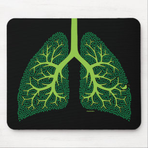Lungen-Baum Mousepad