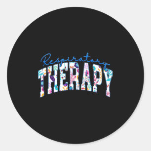 Lungenfachtherapie Lustiger Therapeut Rt Runder Aufkleber