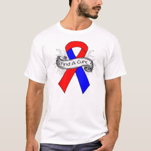 Lungenfibrose finden ein Heilungs-Band T-Shirt