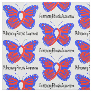 Lungenfibrosen-Bewusstseins-Schmetterling Stoff