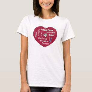Lungenfibrosen-Bewusstseins-Shirt T-Shirt