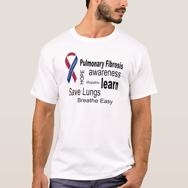 Lungenfibrosen-Bewusstseins-T - Shirt (Vorderseite)