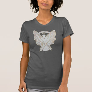 Lungenkrankheit Weißes Shirt des Angel-Bauches