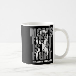 Lungenkrebs Bewusstsein Weißer Band November Mamas Kaffeetasse