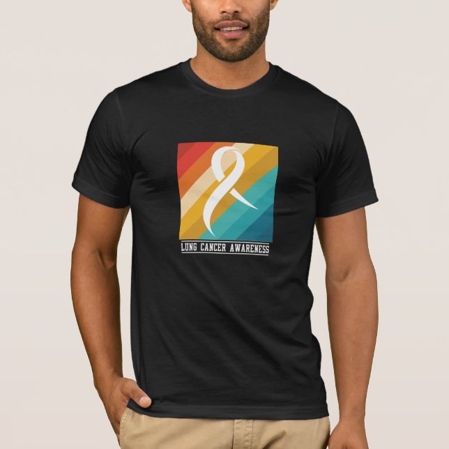Lungenkrebs-Bewusstseinsbildung T-Shirt (Vorderseite)
