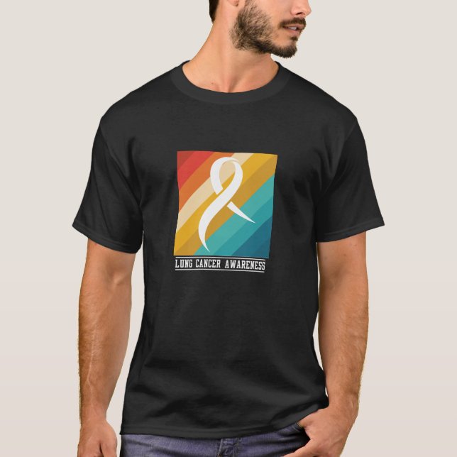 Lungenkrebs-Bewusstseinsbildung T-Shirt (Vorderseite)