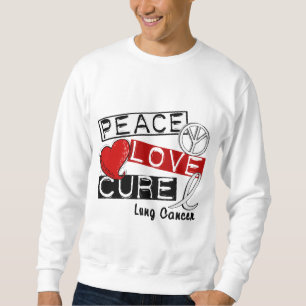 Lungenkrebs FRIEDENSLiebe-HEILUNG 1 Sweatshirt
