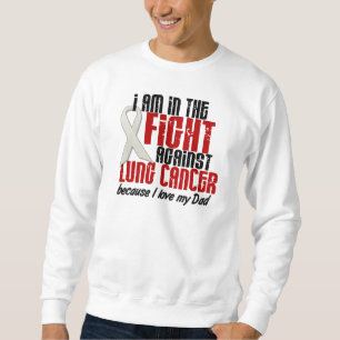 Lungenkrebs im KAMPF 1 Vater Sweatshirt