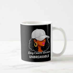 Lungenkrebs Kriegerin Unzerbrechliche Schwarze Fra Kaffeetasse