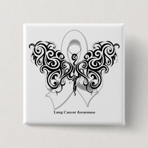 Lungenkrebs-Stamm Butterfly Button