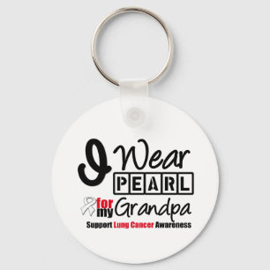 Lungenkrebs trage ich Perlen-Band für meinen Schlüsselanhänger