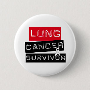 Lungenkrebs-Überlebender Button
