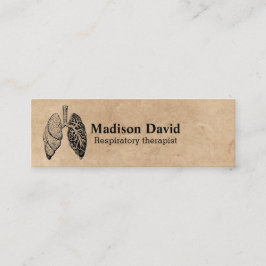 Lungentherapeut Minimaler Lunge Telefonnummerkarte