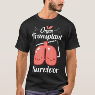 Lungentransplantation Organspende Geschenke T-Shirt