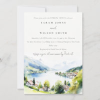 Lungern Schweiz Aquarell Hochzeit Brause