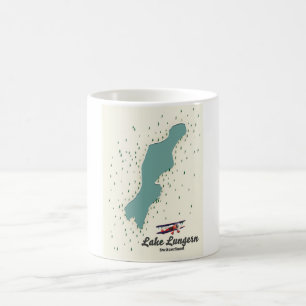 Lungern-Schweiz-Karte Kaffeetasse