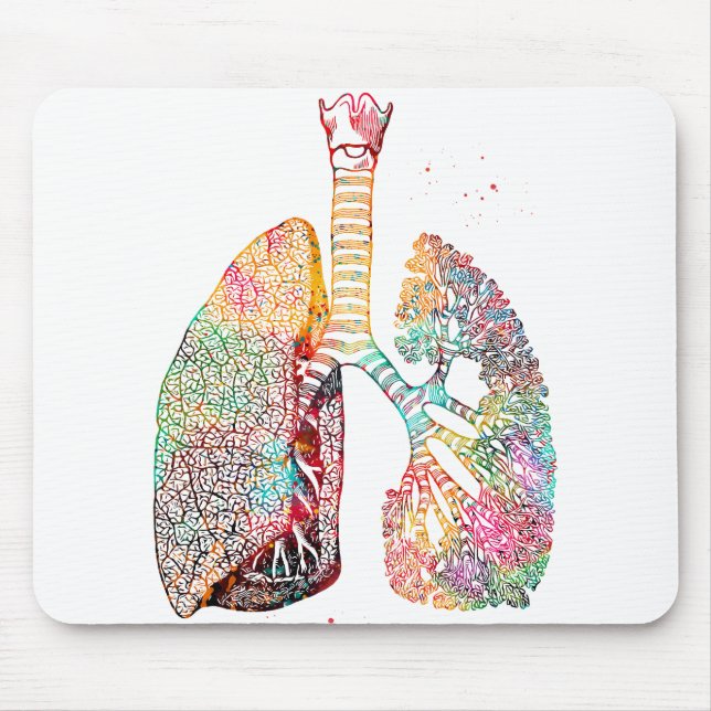 Lungs Art Mousepad (Vorne)