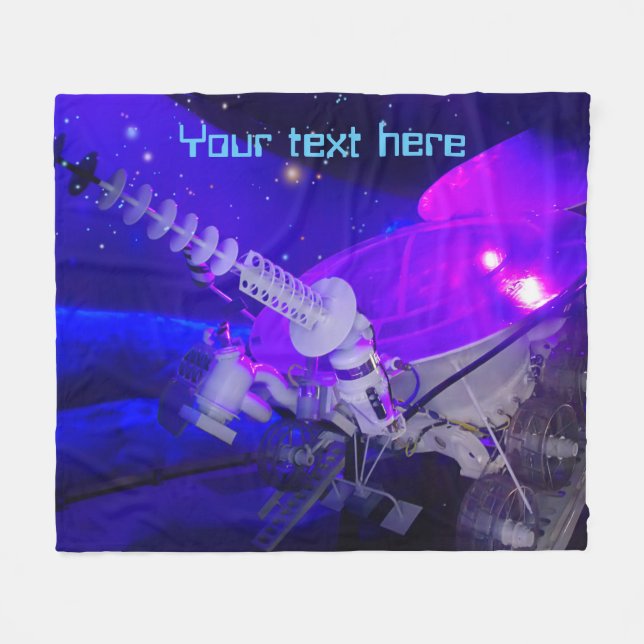 Lunokhod Fleecedecke (Vorderseite (Horizontal))