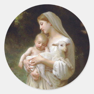 L'Unschuld Runder Aufkleber