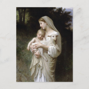 L'Unschuld von Bougeureau, Weihnachtspostkarten Feiertagspostkarte