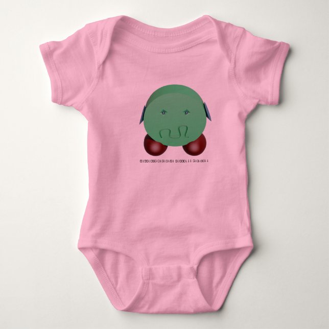 Lupe Bedarfs-Umarmungen Baby Strampler (Vorderseite)