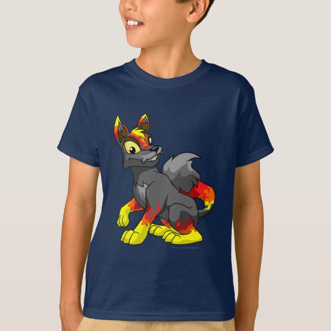 Lupe Feuer T-Shirt (Vorderseite)