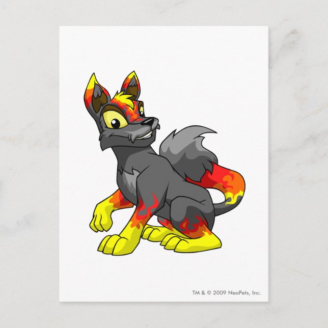 Lupe Fire Postkarte (Vorderseite)