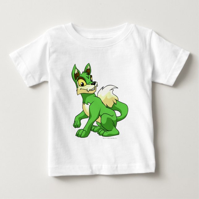 Lupe Grün Baby T-shirt (Vorderseite)
