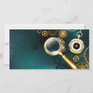 Lupe im Steampunk-Stil Ankündigung