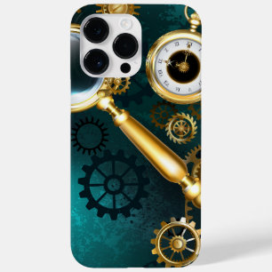 Lupe im Steampunk-Stil Case-Mate iPhone 14 Pro Max Hülle