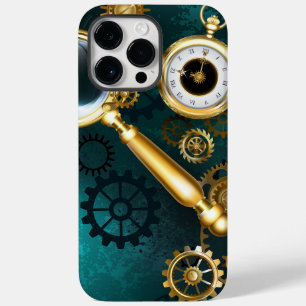 Lupe im Steampunk-Stil Case-Mate iPhone 14 Pro Max Hülle