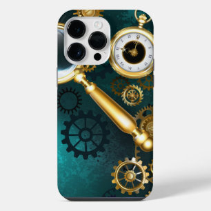 Lupe im Steampunk-Stil iPhone 14 Pro Max Hülle